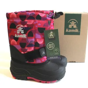 Kamik Girl's Winter Snow Boots Big Kid Size 5