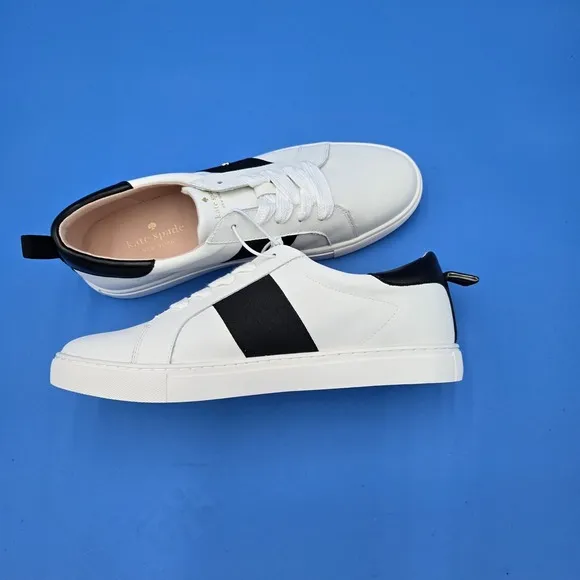 Kate Spade Ainsley Sneakers Women's 11 New White/Black NEW NWOT