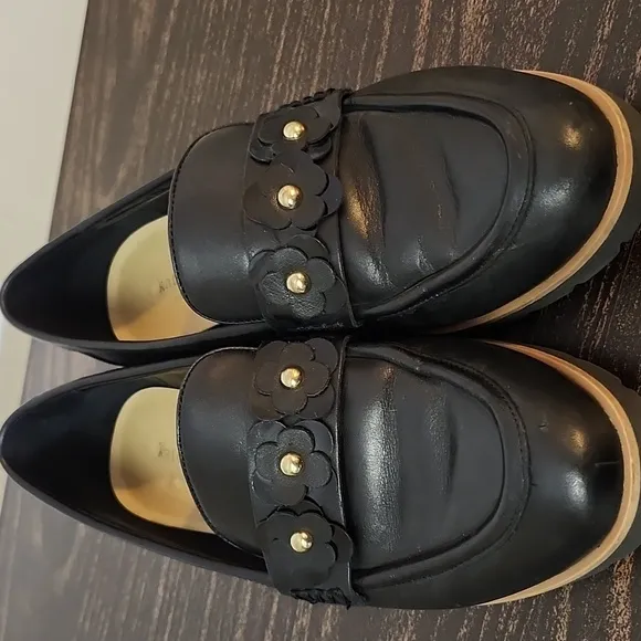 Kate Spade Karisa Loafer Flowers Leather Cute Comfort Shoes Size 7