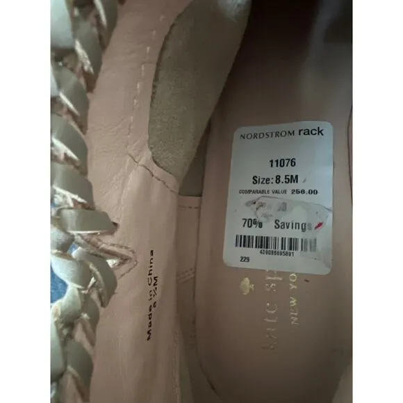 Kate Spade Studded Tasseled Suede Western Ankle Booties Shoes.