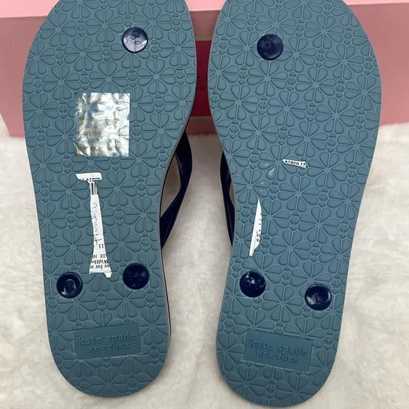 Kate Spade Women’s Flyaway Sidewalk Stripe Sandals Casual Size 6 B