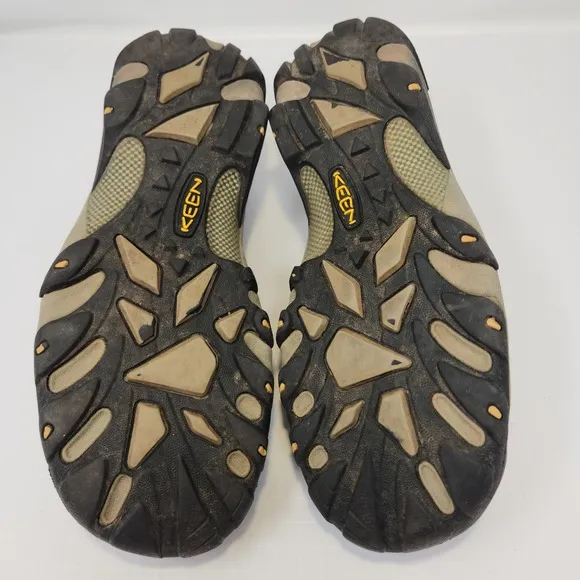 Keen Mens Arroyo II Brown Leather Hiking Shoes Sandals Size 11.5 Waterproof