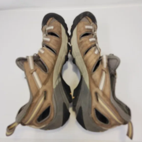 Keen Mens Arroyo II Brown Leather Hiking Shoes Sandals Size 11.5 Waterproof
