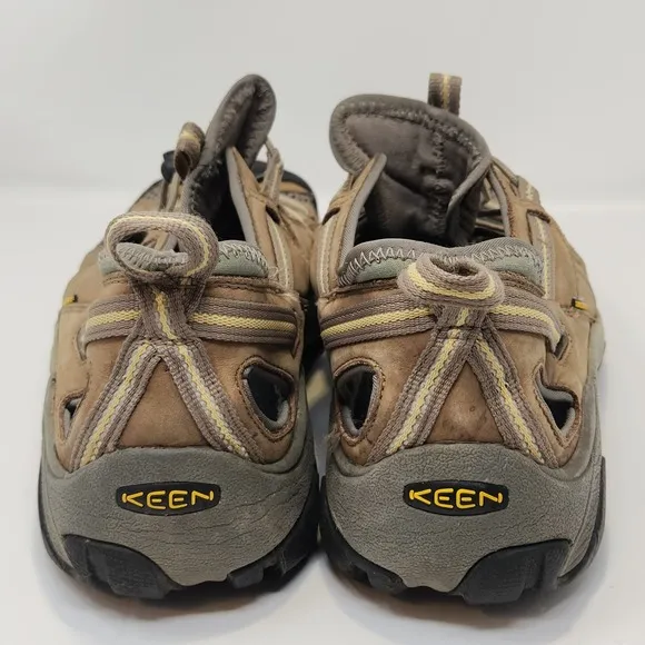 Keen Mens Arroyo II Brown Leather Hiking Shoes Sandals Size 11.5 Waterproof