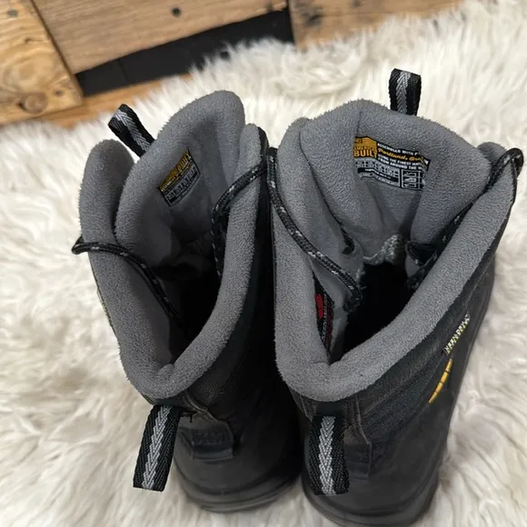 Keen Mens Durand Polar Winter Boots 400gram Men's 10.5 Black/Gargoyle -40F