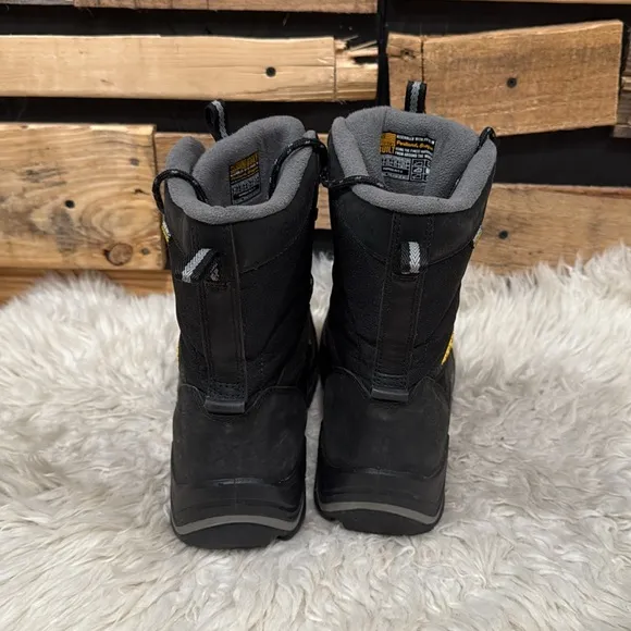 Keen Mens Durand Polar Winter Boots 400gram Men's 10.5 Black/Gargoyle -40F