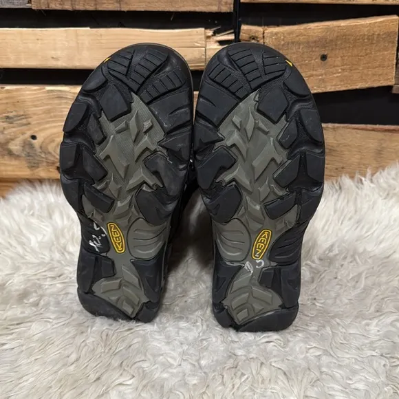 Keen Mens Durand Polar Winter Boots 400gram Men's 10.5 Black/Gargoyle -40F