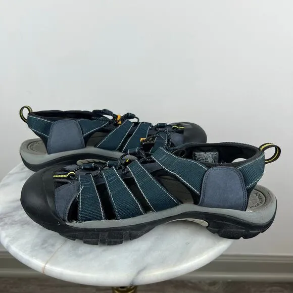 KEEN Men's Newport Closed Toe Water Hiking Outdoor Sandals in Navy (Sz 12)