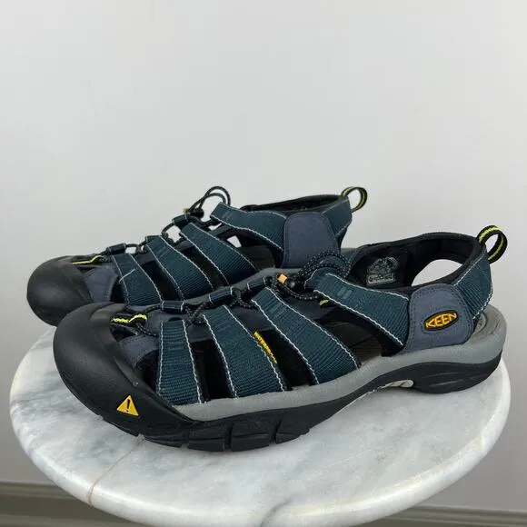 KEEN Men's Newport Closed Toe Water Hiking Outdoor Sandals in Navy (Sz 12)