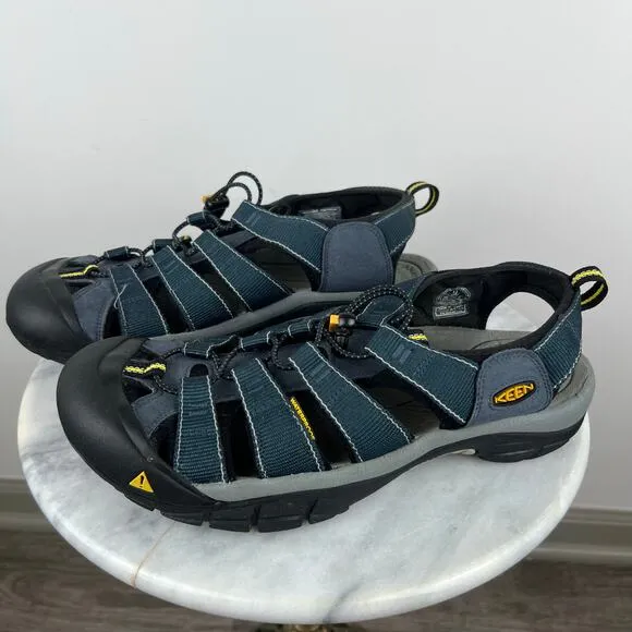 KEEN Men's Newport Closed Toe Water Hiking Outdoor Sandals in Navy (Sz 12)