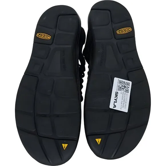 KEEN Men's UNEEK Black Sandal - Comfortable Outdoor Footwear Size 11.5 M