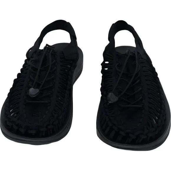 KEEN Men's UNEEK Black Sandal - Comfortable Outdoor Footwear Size 11.5 M