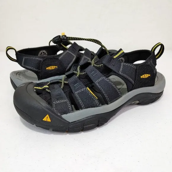 KEEN Newport H2 Black Outdoor Sandals Women's Size 9 Good Condition