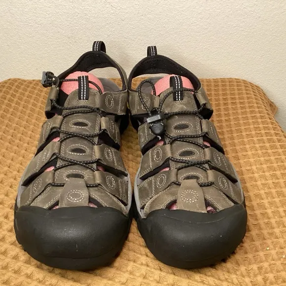 Keen Newport H2 Waterfront Sandals Men's Sz 15 Olive Brown Straps Outdoor