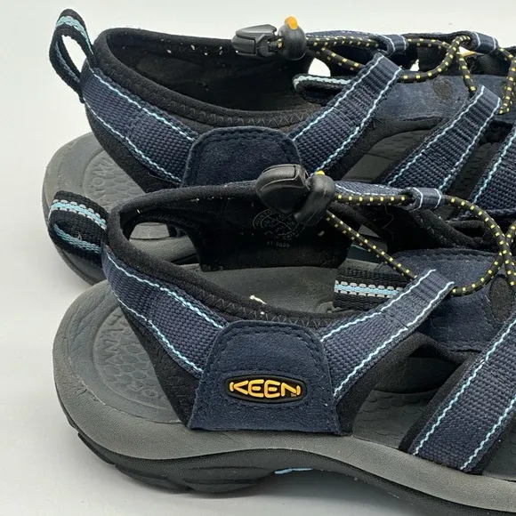 Keen Newport H2 Womens 8 Sandals Closed Toe Hiking Water Shoes Fishing Blue