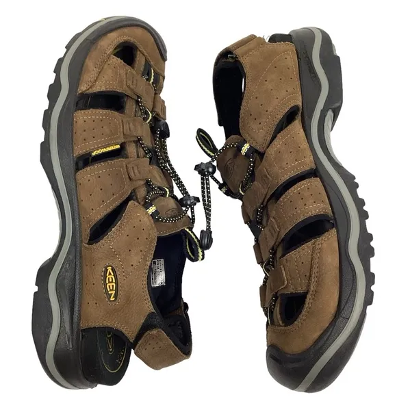 KEEN Rialto ll Waterproof Leather Fisherman Sandals Closed Toe
