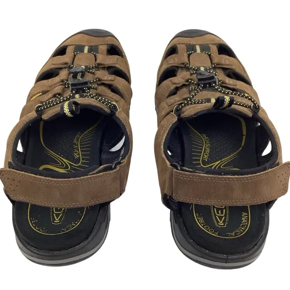 KEEN Rialto ll Waterproof Leather Fisherman Sandals Closed Toe