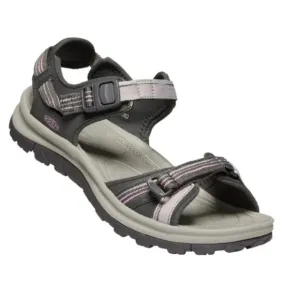 KEEN Terradora II Sandals -‎ Dark Gray with Pink Accents - Sz 10