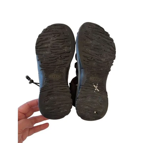 Keen Womens Black Waterproof Hiking Sandals Size 8.5