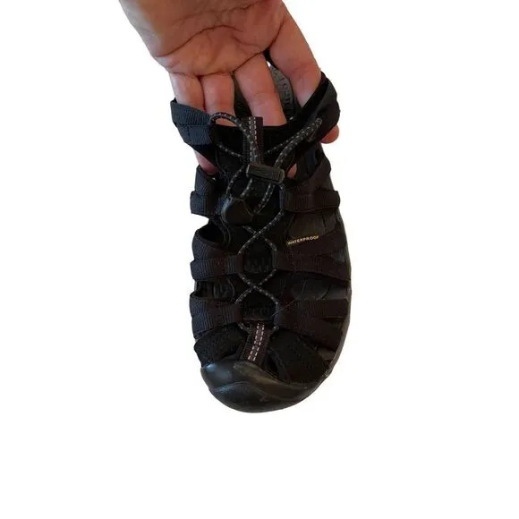 Keen Womens Black Waterproof Hiking Sandals Size 8.5