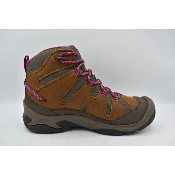 Keen Womens Size 7 Circadia Mid Waterproof Leather Hiking Boots Shoes