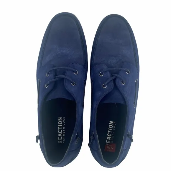 Kenneth Cole Reaction Navy Indy Boat Shoes