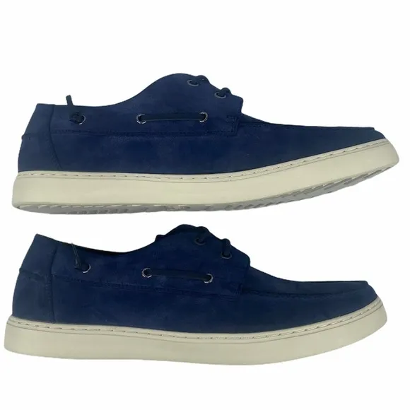 Kenneth Cole Reaction Navy Indy Boat Shoes