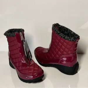 Khombu Megan Waterproof Front-Zip Winter Boots