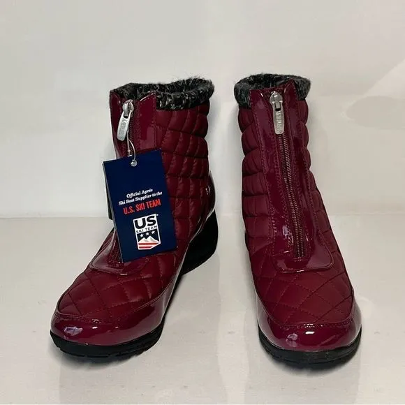 Khombu Megan Waterproof Front-Zip Winter Boots