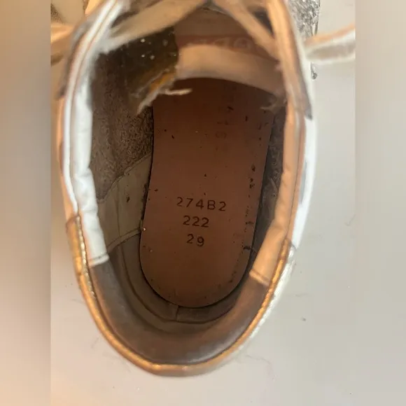 Kids Golden Goose Superstar sneakers size EU 29, US 11.5