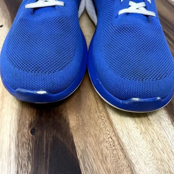 Kizik Athens Shoes Mens 11.5 Blue Athletic Hands Free Slip On Sneakers Shoes