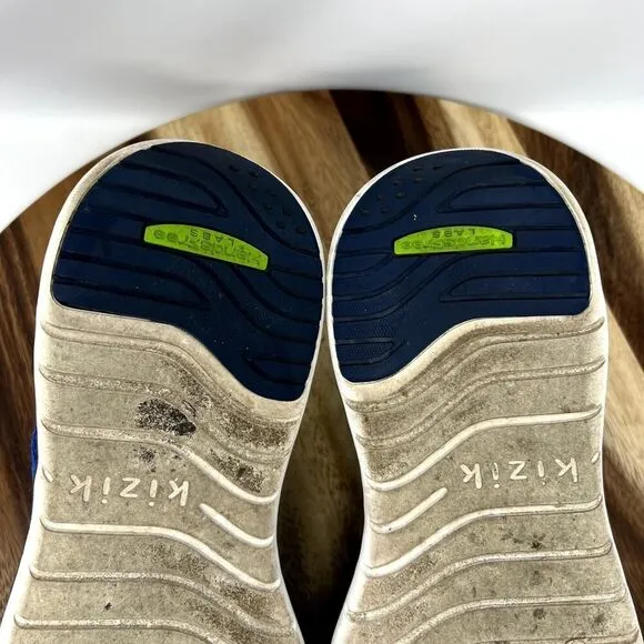 Kizik Athens Shoes Mens 11.5 Blue Athletic Hands Free Slip On Sneakers Shoes