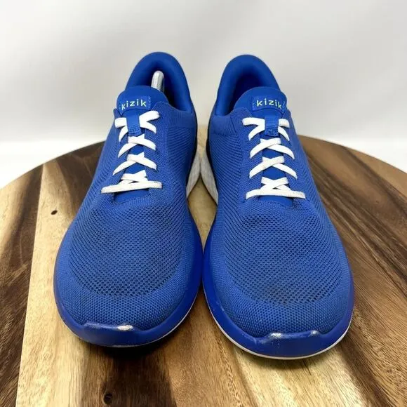 Kizik Athens Shoes Mens 11.5 Blue Athletic Hands Free Slip On Sneakers Shoes
