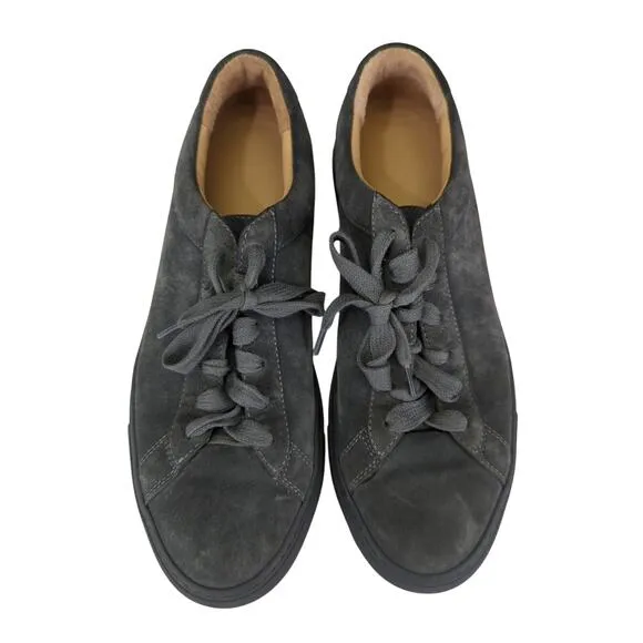 Koio Capri Roccia Gray Suede Sneakers Leather Athletic Shoes Casual EU 41 Mens 8