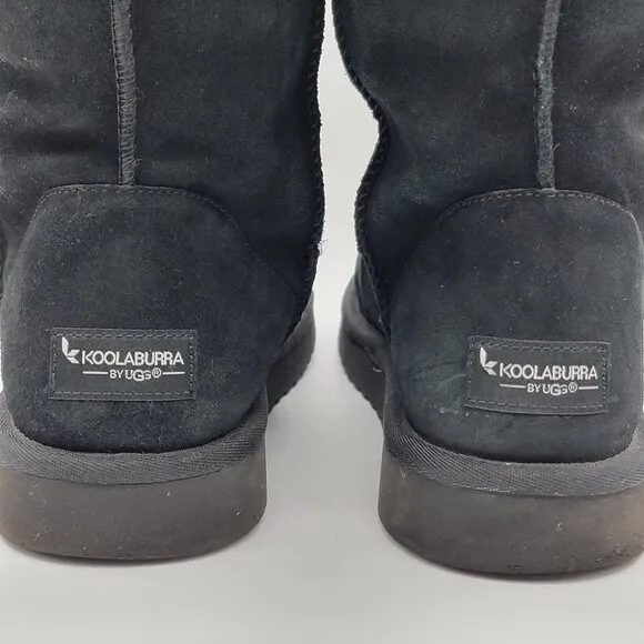 Koolaburra By UGG Classic Short Black Winter Boots Size 10 Womens