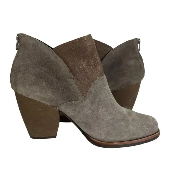 KORK EASE GREY SUEDE CASTANEDA BOOTS K42660 Size 11M NWOT