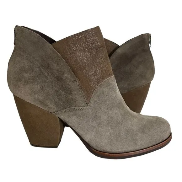 KORK EASE GREY SUEDE CASTANEDA BOOTS K42660 Size 11M NWOT