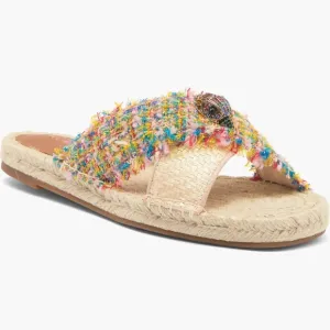 Kurt Geiger  Tweed Slide Sandals