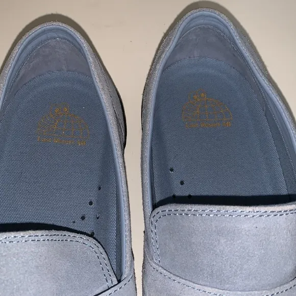 LAST RESORT AB Men's Blue Loafers with Tassels dusty blue size men 11 women 12.5