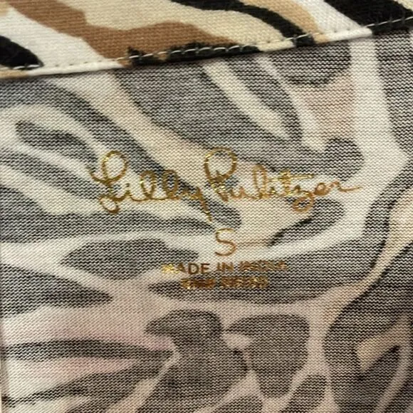 Lilly Pulitzer Cath Zebra Print Dress