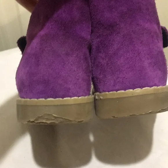 Little Eric suede loop closure shoe boot size EU 23/ US 7 toddler Made in Italy
