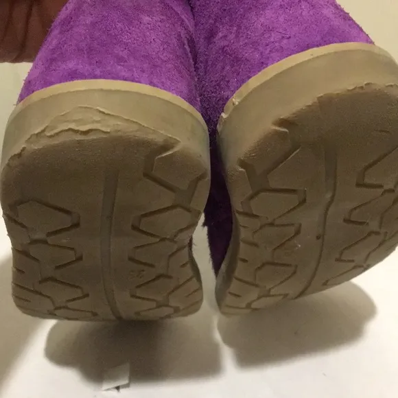 Little Eric suede loop closure shoe boot size EU 23/ US 7 toddler Made in Italy
