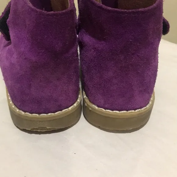 Little Eric suede loop closure shoe boot size EU 23/ US 7 toddler Made in Italy