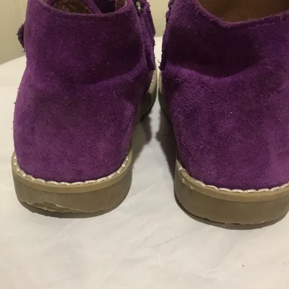 Little Eric suede loop closure shoe boot size EU 23/ US 7 toddler Made in Italy