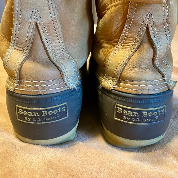 L.L. Bean Brown/Black Tie Bean Winter Hunting Boots