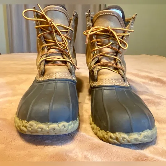 L.L. Bean Brown/Black Tie Bean Winter Hunting Boots