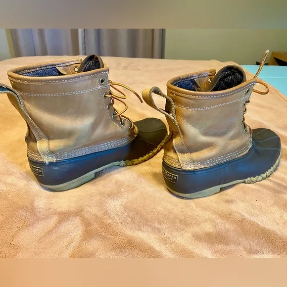 L.L. Bean Brown/Black Tie Bean Winter Hunting Boots