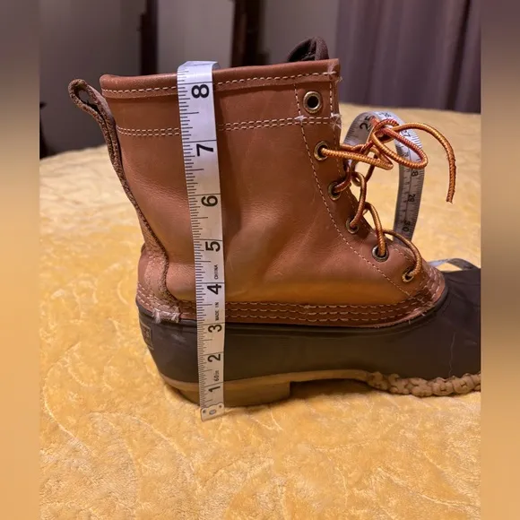 L.L. Bean Brown/Black Tie Bean Winter Hunting Boots
