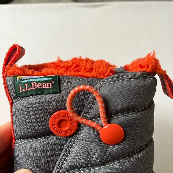 L.L. Bean Kids Gray Winter Boots
