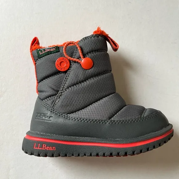 L.L. Bean Kids Gray Winter Boots